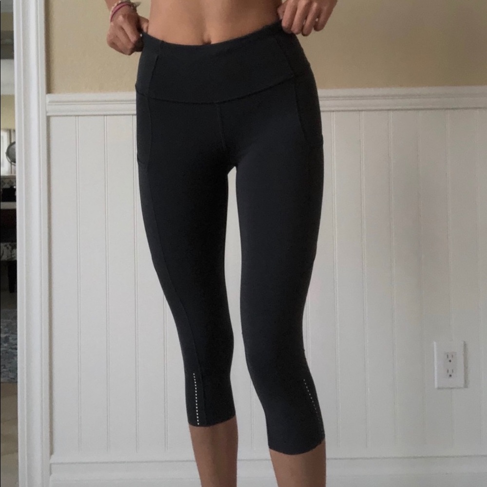 Lululemon Gray Crop Legging